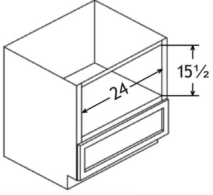 Sterling BASE BUILT IN MICROWAVE CABINET 27"