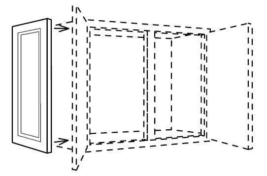 Soda DUMMY DOOR 18" X 30"