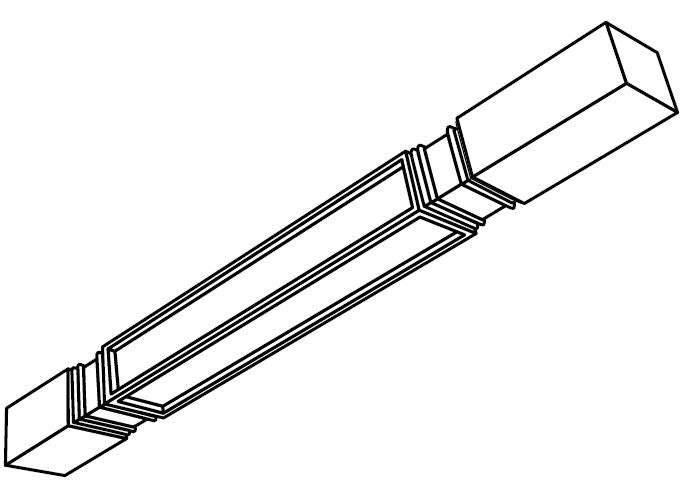 Soda SHAKER TURN POST 3" X 3" x 34 1/2"