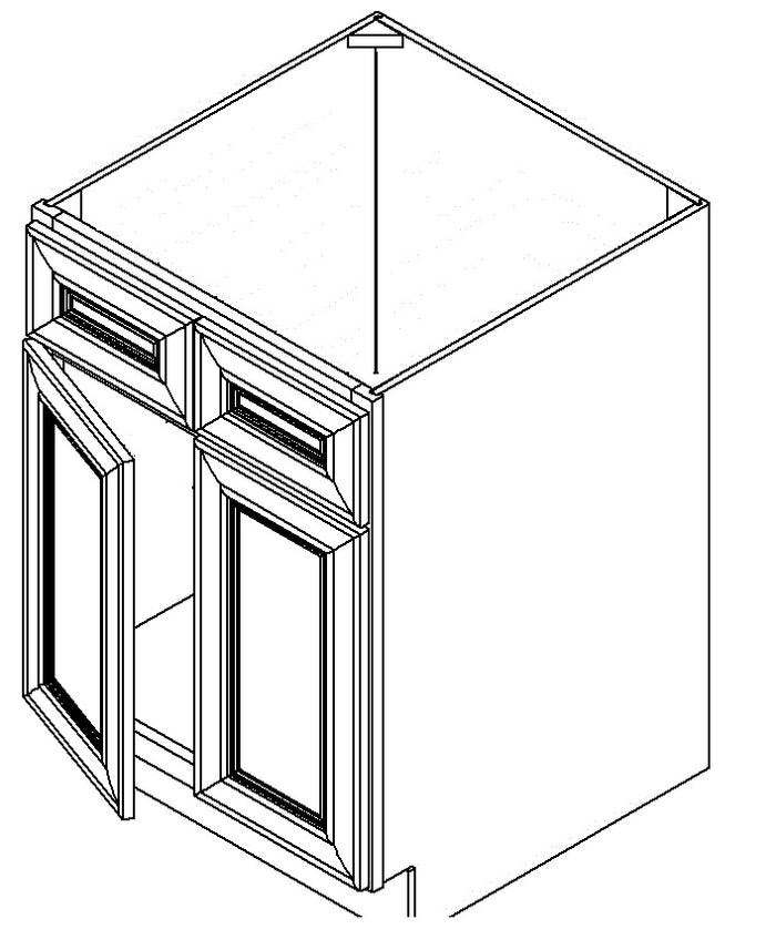 Smoke Gray SINK BASE 42"