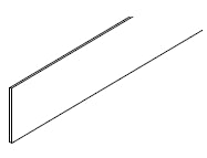 TOE KICK 4" X 1/4" X 96"