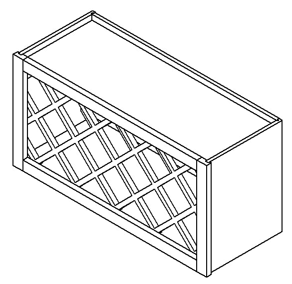 Soda WINE RACK 36" X 15"