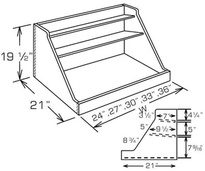 Ebony POT & PAN ROLL OUT KIT FOR B27